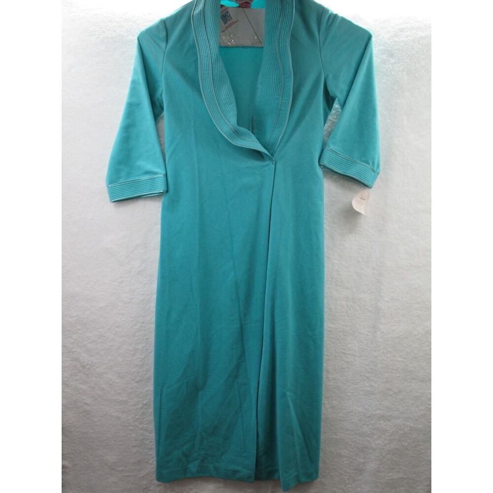 NWT Vintage Evelyn Pearson Grandmacore Robe Womens Large Velour